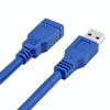 USB 3.0 Male To Female Computer Mouse Keyboard USB Extension Cable, Size: 3m(Blue)