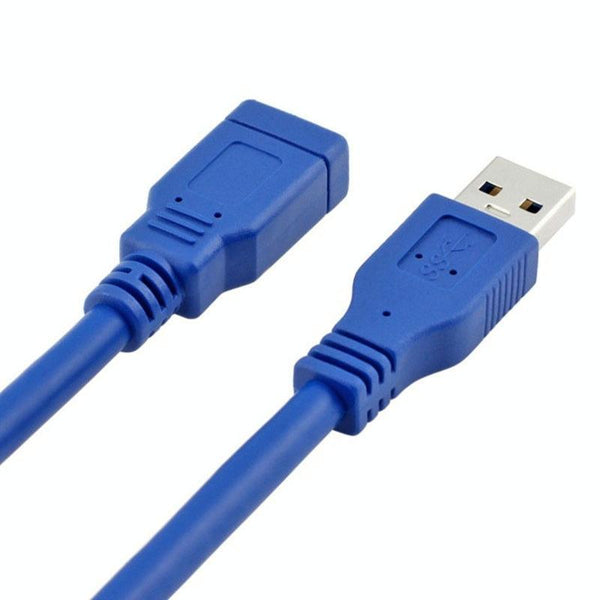 USB 3.0 Male To Female Computer Mouse Keyboard USB Extension Cable, Size: 3m(Blue)