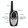 1 Pair RETEVIS RT628 0.5W US Frequency 462.550-467.7125MHz 22CHS Handheld Children Walkie Talkie(White)