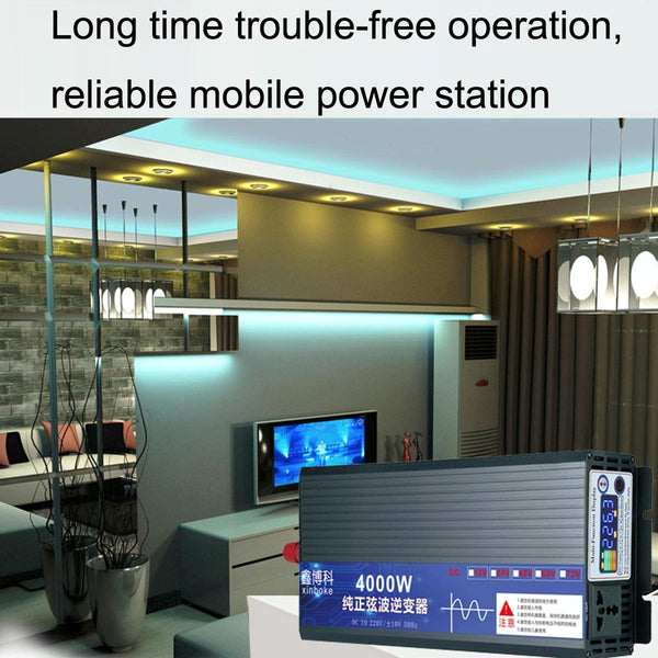 XINBOKE High Power Household Car Sine Wave Inverter 24V 1600W To 220V 800W(Single Display)
