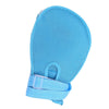 Finger Fixed Restraint Belt Elderly Fixed Comfortable Breathable Anti-extraction Tube Anti-scratch Gloves(Blue)