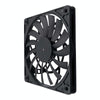 FANNER Ice Soul F12012 Desktop Chassis Ultra-thin 4pin Cooling Fan Intelligent PWM Speed Regulation(Black)