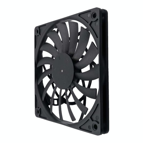 FANNER Ice Soul F12012 Desktop Chassis Ultra-thin 4pin Cooling Fan Intelligent PWM Speed Regulation(Black)
