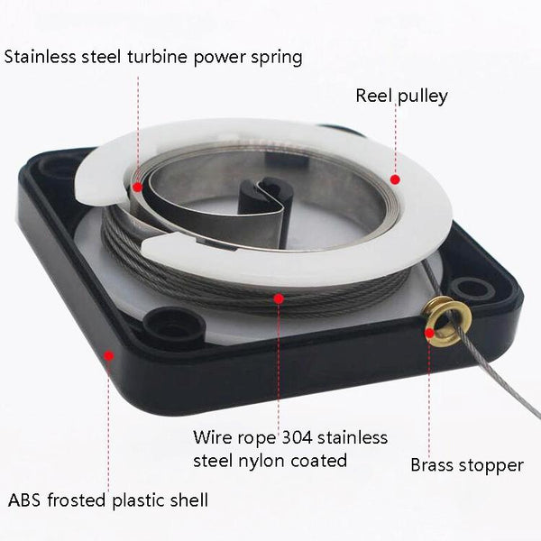 P093 Automatic Doorkeeper Telescher Door Closer Sliding Door Anti-Theft Box, Specification: 3rd Generations Black All Glue 1500g 1.2m