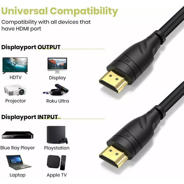 HD09 8K Ultra Clear HDMI 2.1 TV Computer Projection Set-top Box HDMI Cable, Cable Length:1m