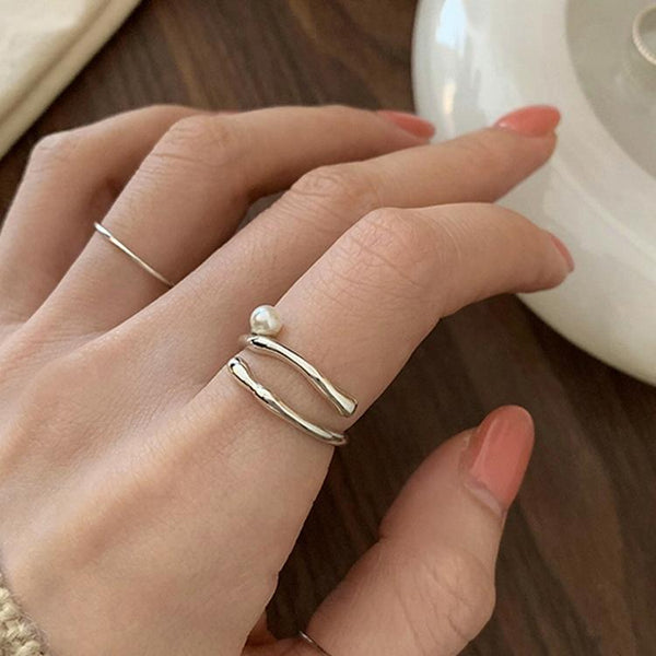 Ladies Light Luxury Snake Shaped Diamond Open Ring, Specification:J3497