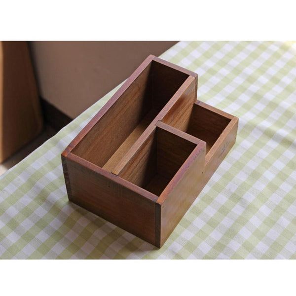 Retro Square Wooden Flower Pot Wooden Box Woody Storage Box  Multi-functional Wooden Box,Random Color Delivery