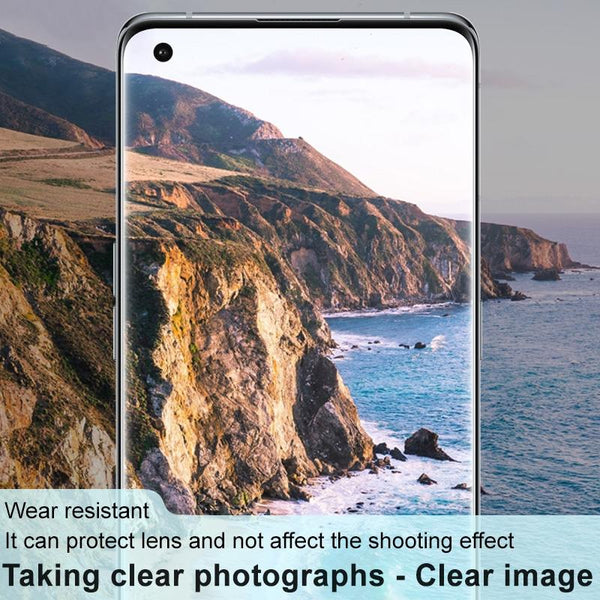 For OPPO Find X5 IMAK Rear Camera Lens Glass Film Black Version