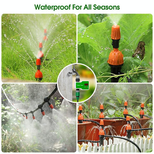 Irrigation System Intelligent Controller Automatic Timed Watering Device, Specification: 2 Water Outlet