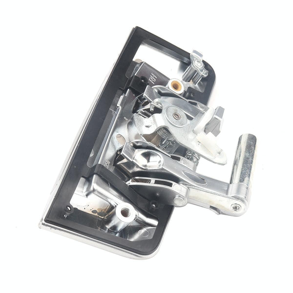 1 Pair Car Front Door Outside Handle 80607-CD41E+80606-CD01E for Nissan 350Z 2003-2009(Silver)