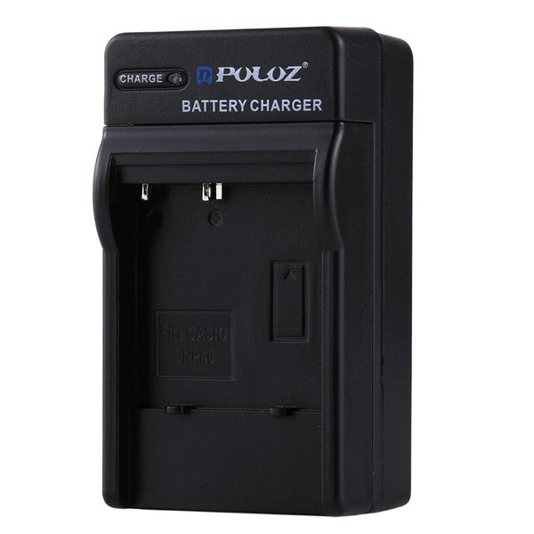 PULUZ Digital Camera Battery Car Charger for CASIO CNP40 Battery