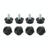 100 PCS Adjustable Foot Pad Furniture Screw Support Stub, M6x12
