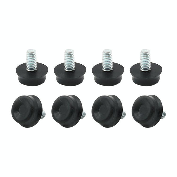 100 PCS Adjustable Foot Pad Furniture Screw Support Stub, M6x12