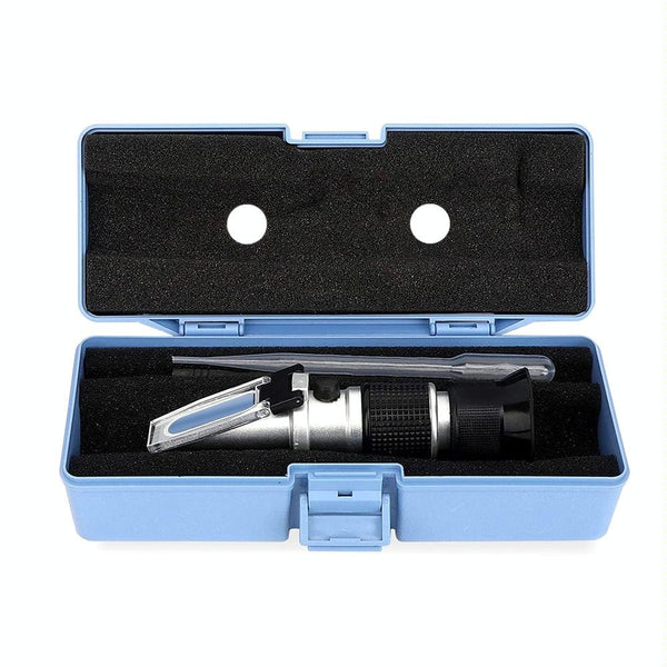 RF001BX With Plastic box Handheld Refractometer Fruit Sugar Meter Brix Tester 0-32 Measuring Range