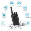 RETEVIS RT67 0.5W PMR446 16CHS Two Way Radio Mini Handheld Walkie Talkie, EU Plug(Black)