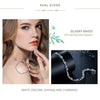 Women Shining Cubic Zircon Crystal Jewelry Bracelet(silver)