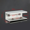 Double Hole Aluminum Alloy Glass Fixing Clip, L, 16mm