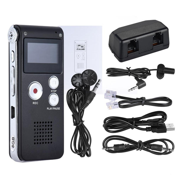 SK-012 4GB USB Dictaphone Digital Audio Voice Recorder with WAV MP3 Player VAR Function(Grey)