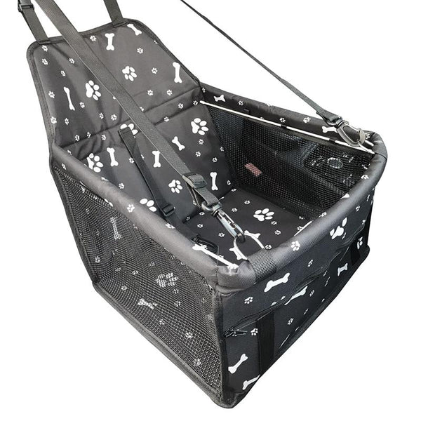 Nonslip Folding Oxford Cloth Car Vice Driving Seat Cover Pet Cat Dog Cushion Mat, Size: 40 x 30 x 25cm (Black Bone)