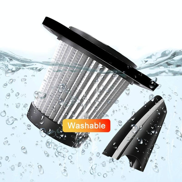 Eighth Generation Car Vacuum Cleaner 120W Wet and Dry Dual-use Strong Suction(Orange)