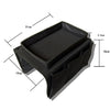 SF001 Oxford Cloth Sofa Armrest Hang Bag Household Storage Bag(Coffee)