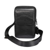 Multi-functional Universal Leather Waist Hanging One-shoulder Mobile Phone Waist Bag For 6.5 Inch or Below Smartphones(Black)