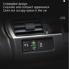 Car Charger Original Hole Non-Destructive Modification Of Dual Usb Car Charger With Line Suitable For Toyota(FTWU Blue Light)