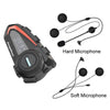 KUQIBAO Motorcycle Helmet Waterproof Bluetooth Headset With Screen(Soft Microphone)