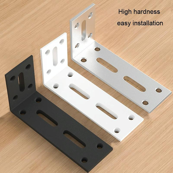 Thickened Angle Code Right Angle Hanging Cabinet Partition, Style: Small Black