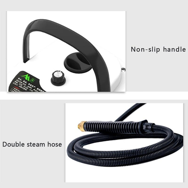 2500W High Temperature And High Pressure Steam Cleaning Machine for Kitchen Bathroom Furniture, Color: Red  220V  EU Plug