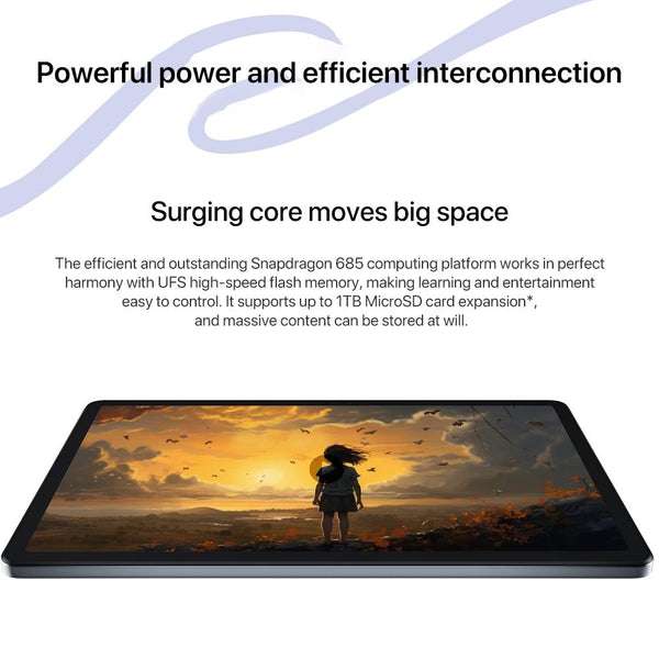 Lenovo Xiaoxin Pad 2024 11 inch WiFi Tablet, 8GB+128GB, Android 13, Qualcomm Snapdragon 685 Octa Core, Support Face Identification(Dark Grey)
