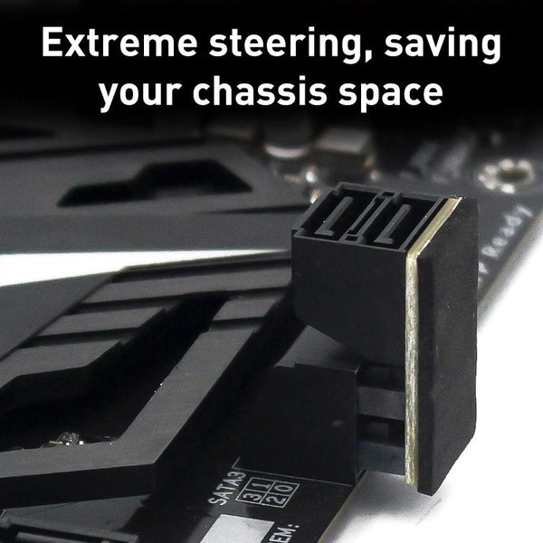 5 PCS Motherboard SATA 7Pin Dual Interface, Model:PH572 180 Degree