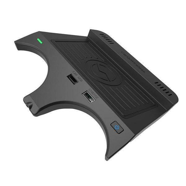 10W Car Fast Charging Wireless Charger for BMW 5 Series 2017-2021 / 6 Series 2018-2019, Left Driving(Black)