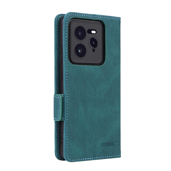 For Realme CT7 Pro Magnetic Clasp Leather Phone Case(Green)