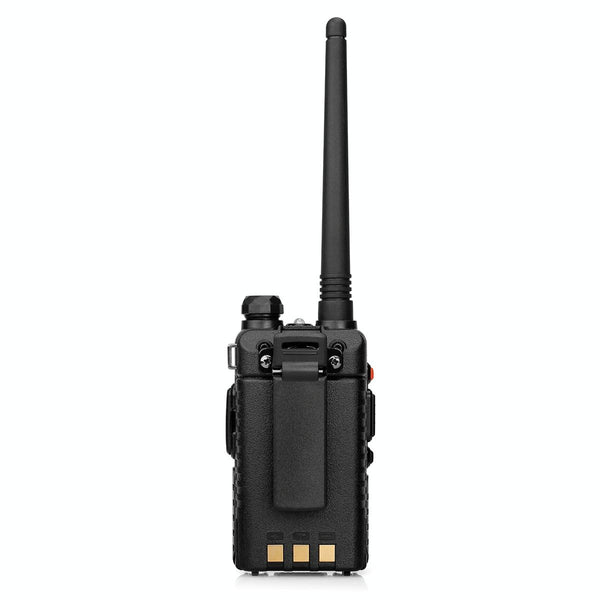 RETEVIS RT5R EU Frequency 144-146MHz & 430-440MHz Handheld Two Way Radio Walkie Talkie(Black)