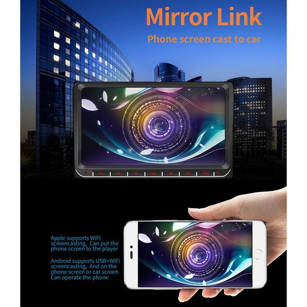 9093 Car HD 9 inch Radio Receiver MP5 Player for Volkswagen, Support FM & Bluetooth & TF Card & GPS & WiFi 1GB+16GB
