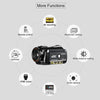 ORDRO AC3 3.1 inch IPS Screen 4K Full HD 13MP Night Vision WiFi Live Camcorder DV Digital Camera, Style:Standard+ Microphone +Fill Light(Black)