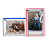 3 Inch Photo Acrylic Photo Frame Refrigerator Magnetic Sticker For Polaroid(Wave Point)