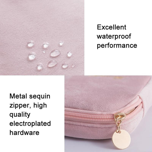 Plush Cloth Sanitary Napkin Storage Bag Sanitary Pad Storage Bag(Khaki)
