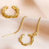 E2105-11 AB Model Long Ear Wire Women Simple Earrings