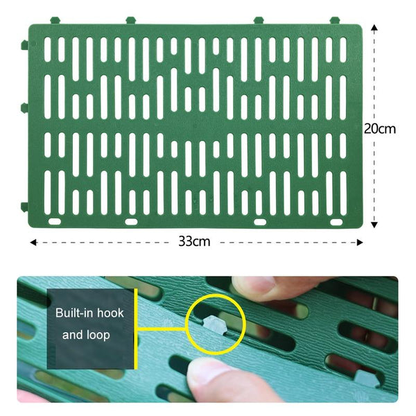 6pcs / Set Plant Trunk Adjustable Splice Protector(Black)