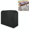 Anti-UV Waterproof Dust-proof 210D Oxford Cloth Folding BBQ Protective Cover Outdoor Gas Charcoal Electric Barbeque Grill Cover, Size: 145*61*117cm(Black)