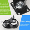 2 PCS 1.5 inch Furniture Cabinet Coffee Table Silent Screw Universal Wheel