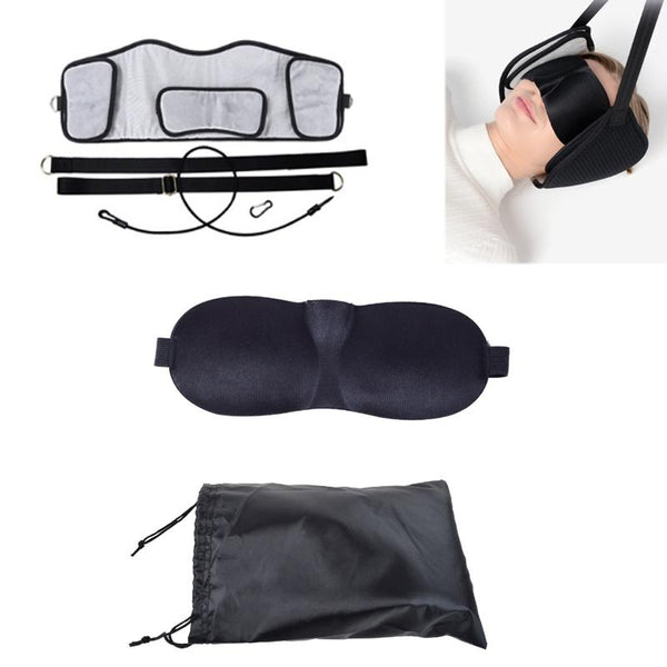 Neck Stretcher Soothing Fatigue Cervical Hammock, Style:Old Hammock + Eye Mask + Beam Pocket