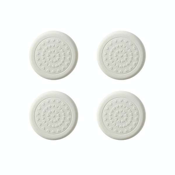 4pcs /Set Silent And Wear Resistant Chair Foot Cover Household Stool Anti-Slip Protective Pads, Style: 60mm Round white