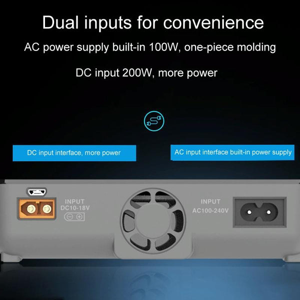 ToolkitRC Q4AC Four-Channel Airplanes And Drones Model Li-Po Battery Balance Charger(US Plug)