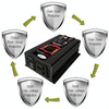 Tang III Generation 12V to 110V 6000W Modified Square Wave Car Power Inverter with LCD Display & Dual USB(Black)