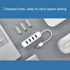 Original Xiaomi 4 Ports USB3.0 Hub with Stand-by Power Supply Interface USB Hub Extender Extension Connector Adapter(White)