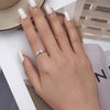 BSR307 Sterling Silver S925 Small Bee Cute Insect Zirconia Ring(No.7)