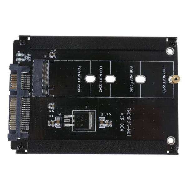 ENCNF2S-N01 NGFF To SATA3 Transfer Card M.2 KEY B-M SSD To 6Gbps Interface Conversion Adapter With Baffle